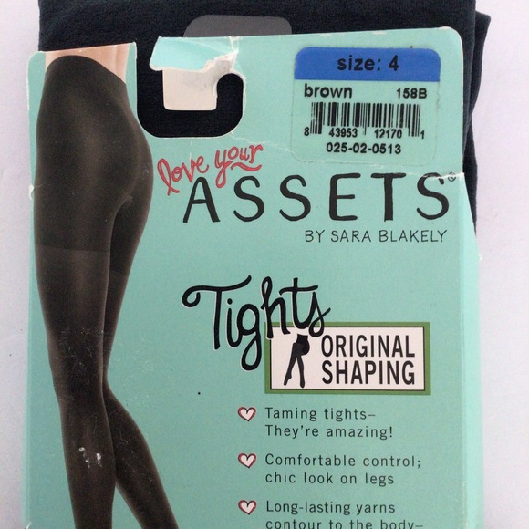 SPANX ASSETS - GREY SHAPING TIGHTS SIZE 4 (tag indicates brown) - Picture 11 of 13